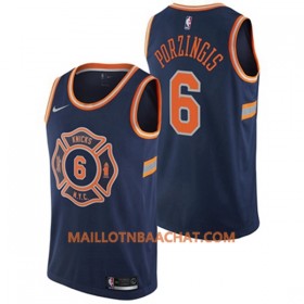 Maillot NBA New York Knicks Kristaps Porzingis 6 Nike City Edition Swingman - Homme